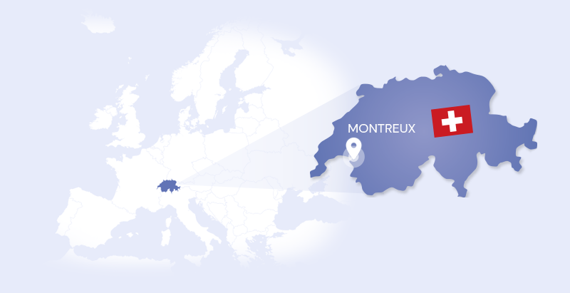 Map Switzerland Montreux, Naturalps